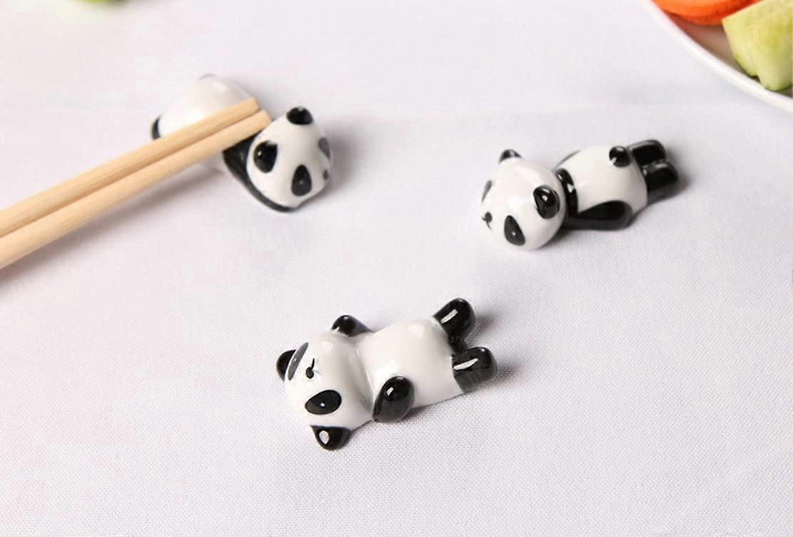 Chopstick Rest Ceramic Panda Chopstick Holder Chopstick Rest Chopstick Holder Shelf Nice Touch to Chinese Meal