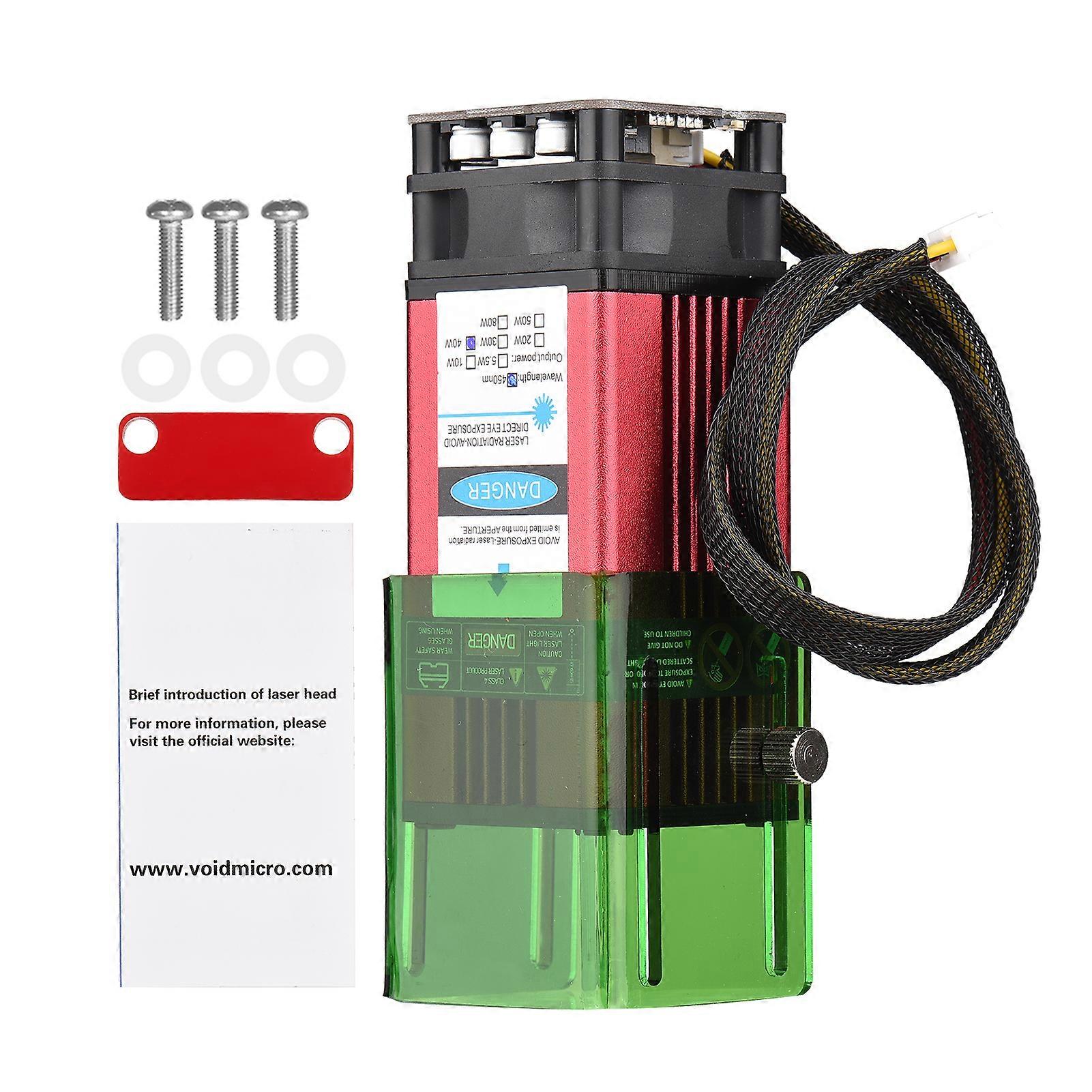 450nm 40W 30W Laser Module Fixed Focal Length Laser Engraving Head Laser Engraver Cutter 3D Printer CNC Router Laser Module