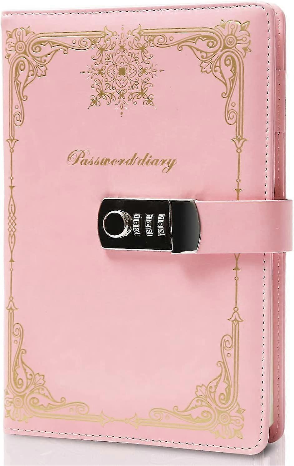 Diario-con-lucchetto per ragazze, Diario con lucchetto a combinazione per le donne, Diario con lucchetto, Diario bloccato per regalo ragazzi