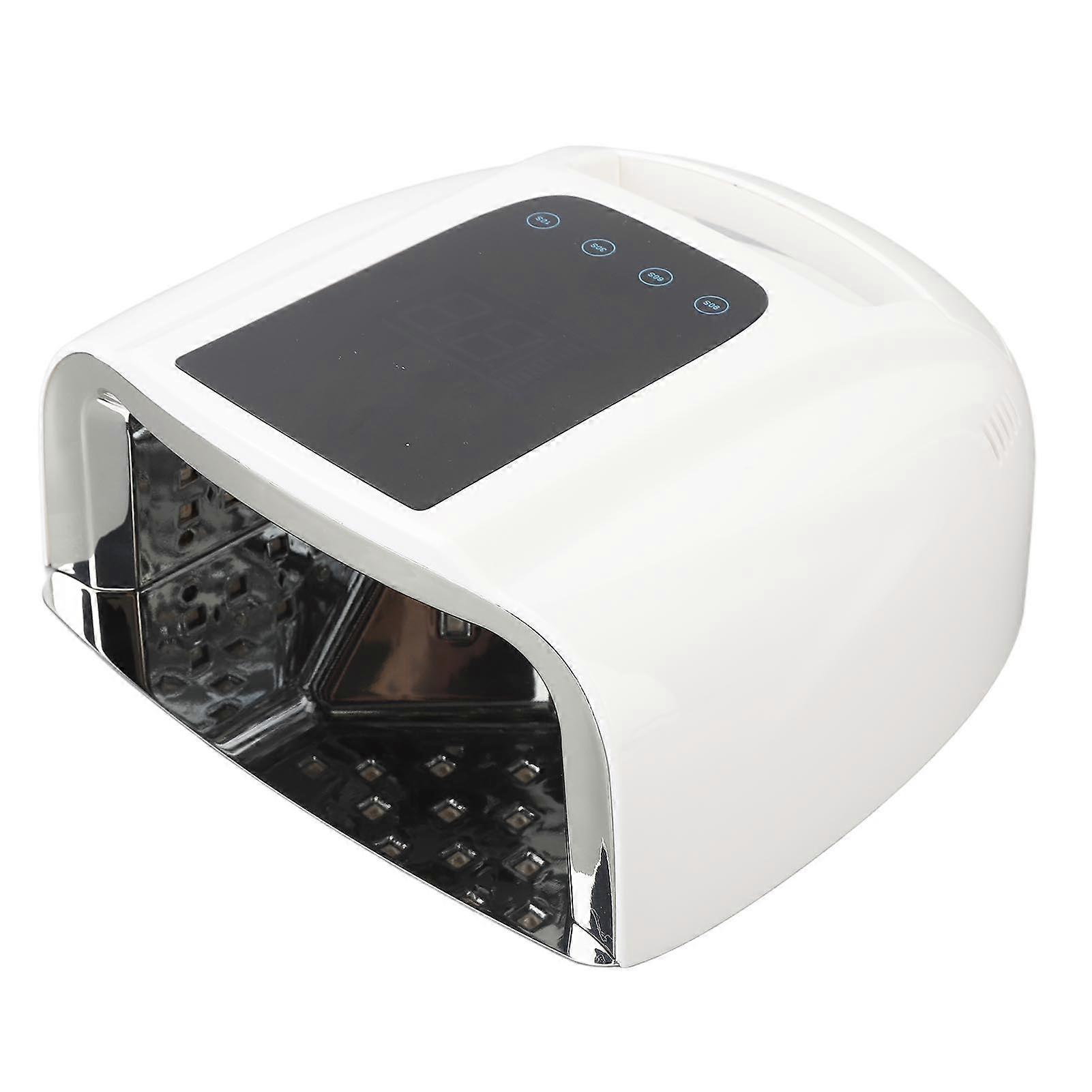 LED UV Gel Nail Lamp 96W Fast Drying Rechargeable Automatic Sensor 42 Lamp Chips for Gel Polish Curing