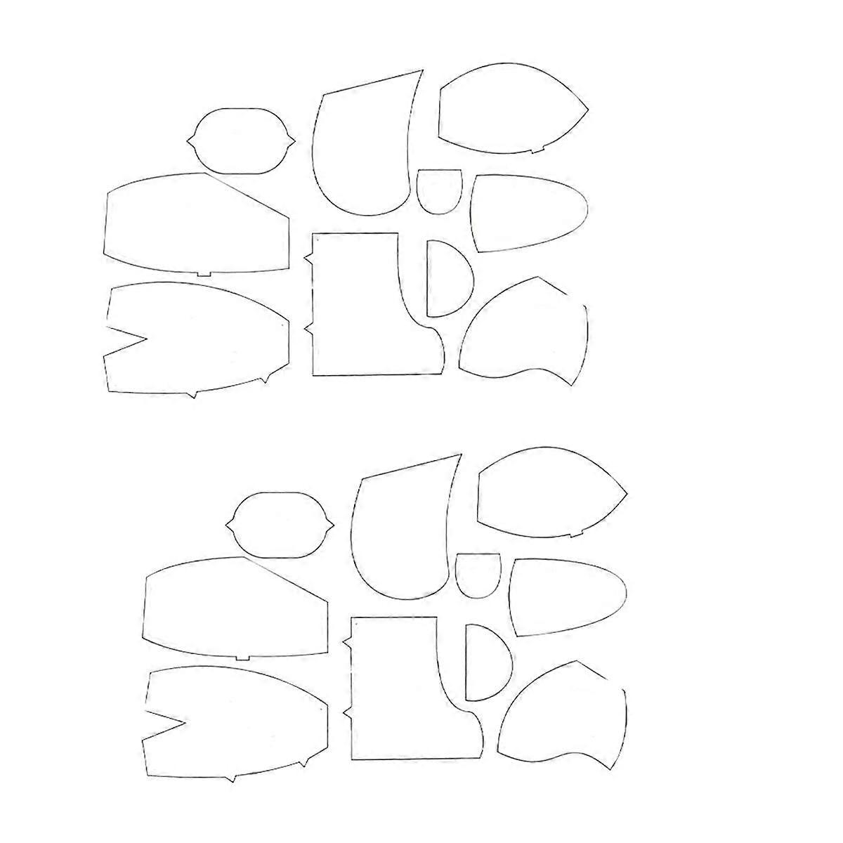 Memory Bear Sewing Pattern, 10&15 Inch Memory Bear Template Ruler Set, Memory Bear Template Pattern