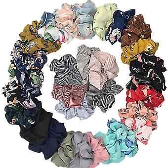 חג המולד Headwear סט שיפון נשים רצועות אופנה מוצק נמר פרחוני