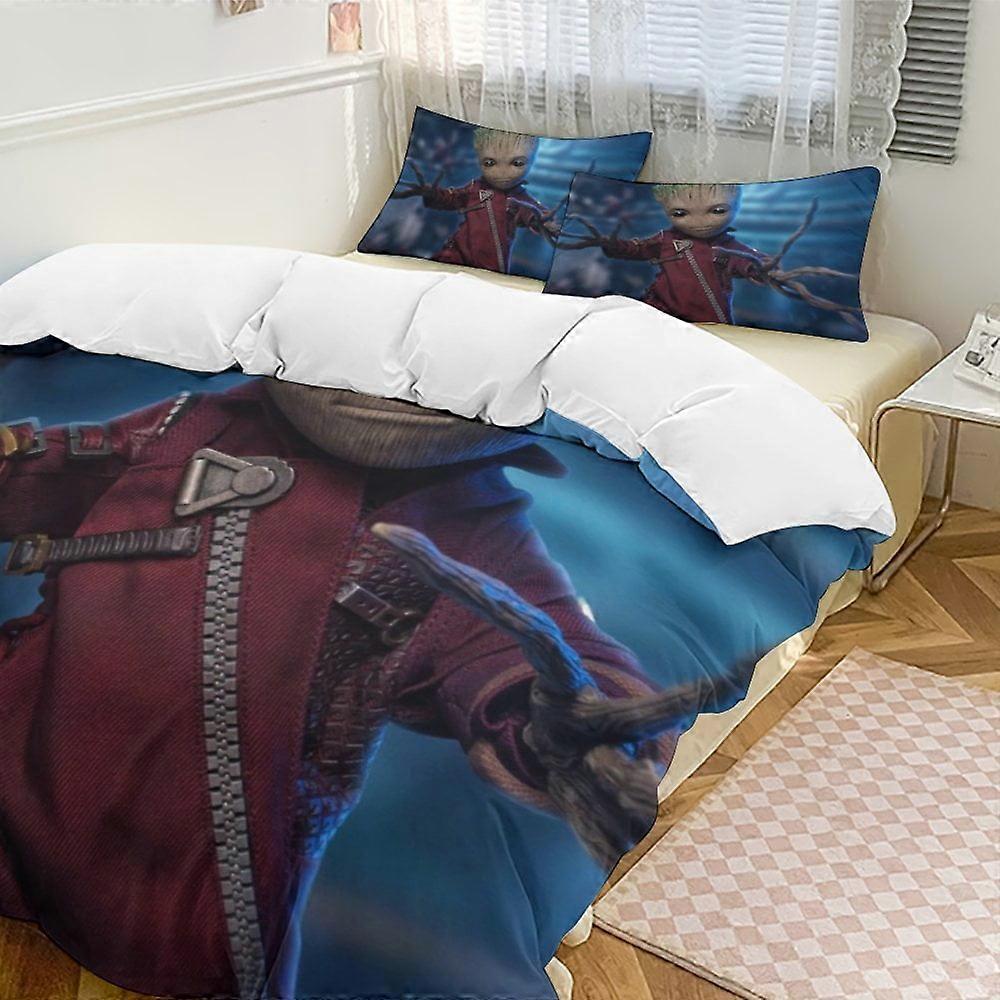 Bedding set WM580 I Am Groot Bedding Comforter Sets, 3-Piece Bedding Set Soft Warm Bed Set Multiple sizes to choose from SW580