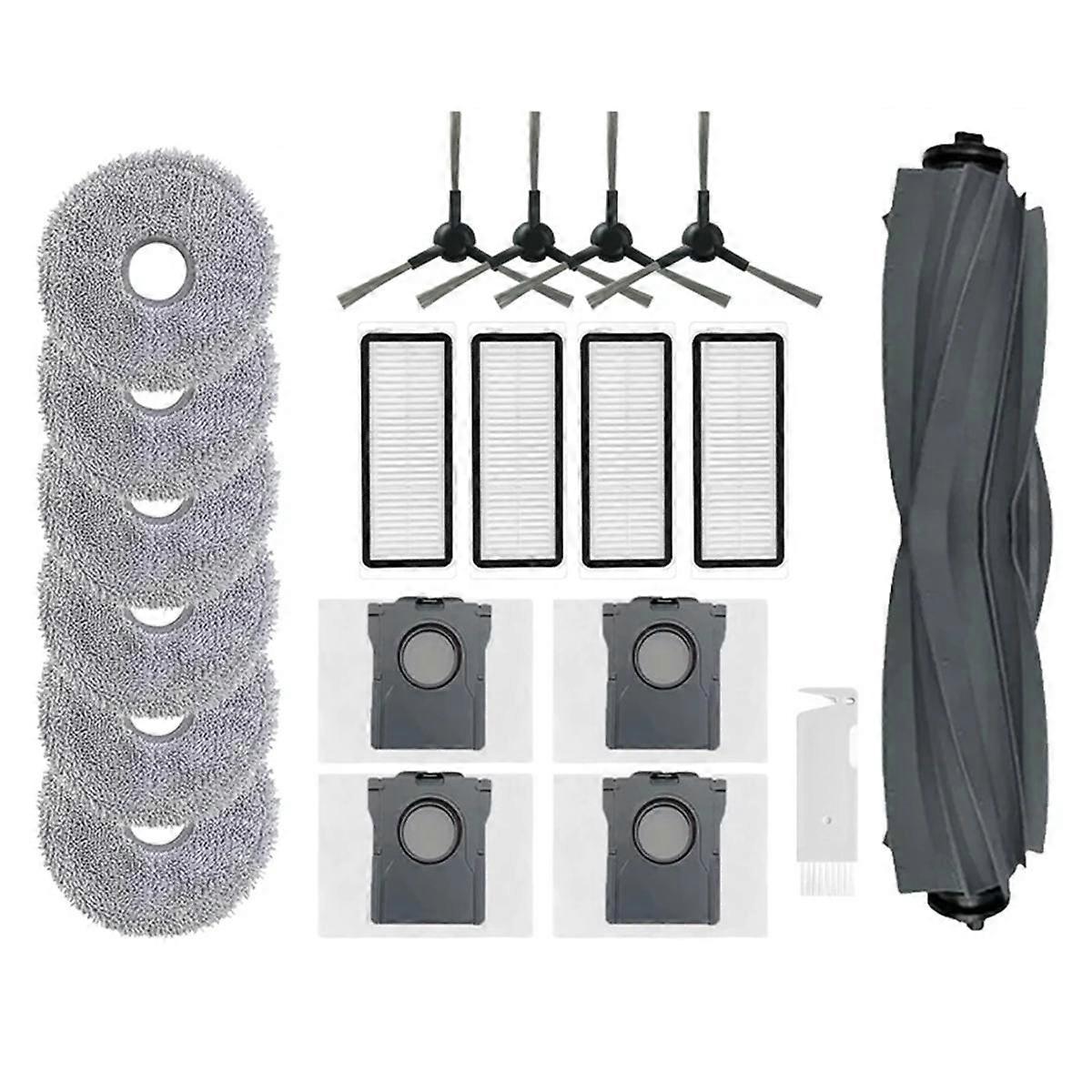 For Bot L30 Ultra Robot Vacuum Cleaner Spare Parts, Main Side Brush Hepa Filter, Mop Rag, Dust Bag