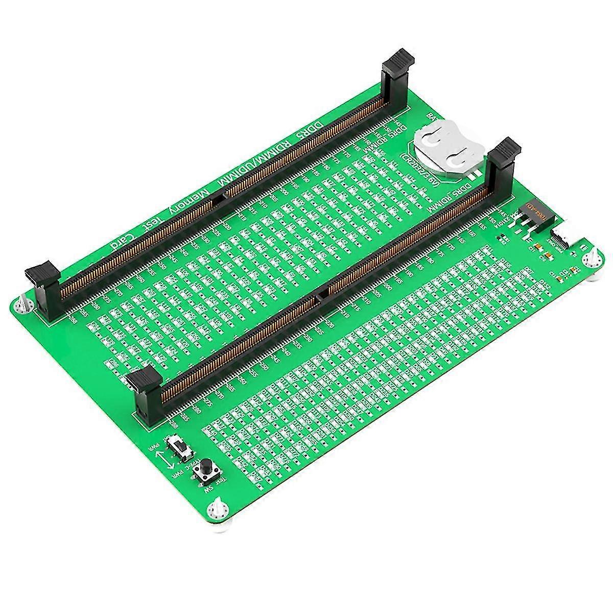 DDR5 RDIMM/UDIMM Speichertester DDR5-Speichertestkarte mit LED-Anzeigen für Desktop-Computer