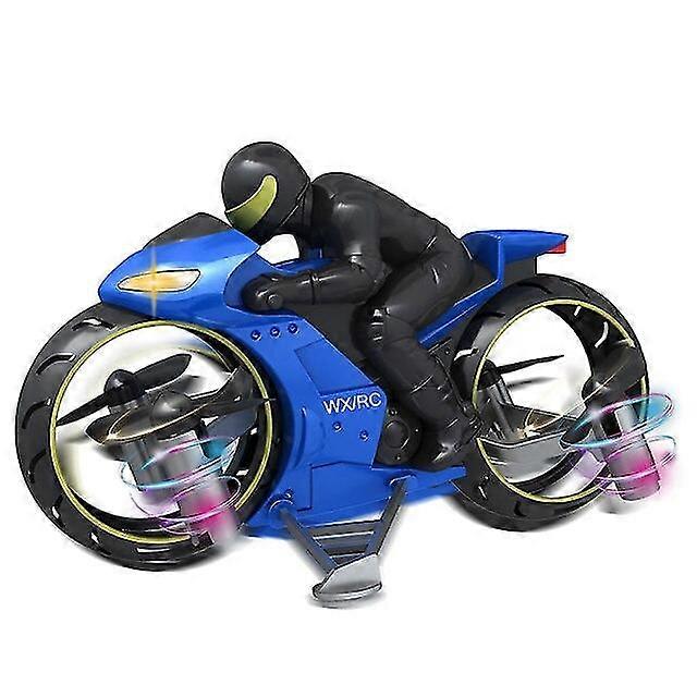 RC-lentävä moottoripyörä maassa lento kaksoistilassa lentävä moottoripyörä kauko-ohjattava moottoripyörä