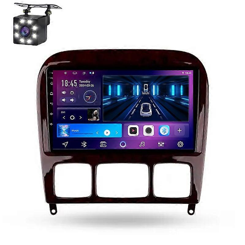 ベンツSクラスSクラスW220 VV220 1998 - 2005マルチメディアプレーヤーCarplayナビゲーションオートのためのカーラジオ