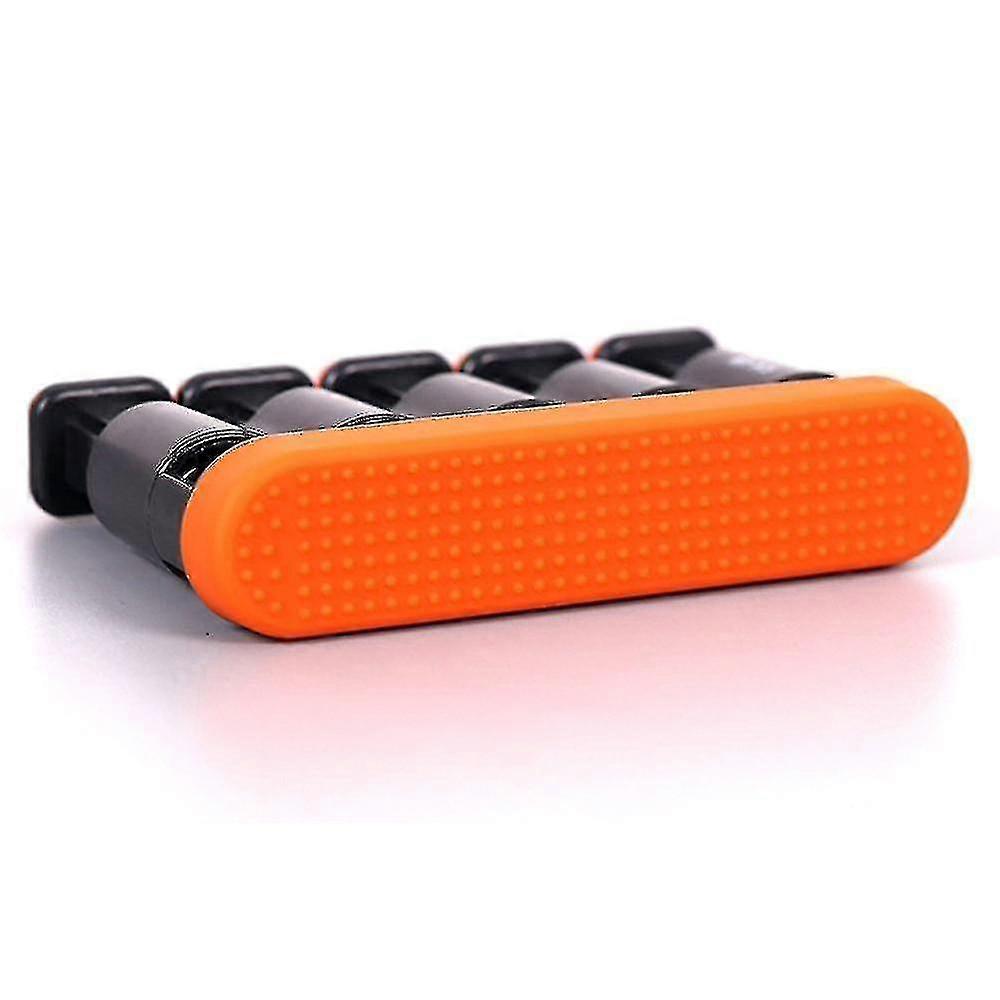 Grip Strength Finger Trainer Strengthener Adjustable Strength Training (orange)