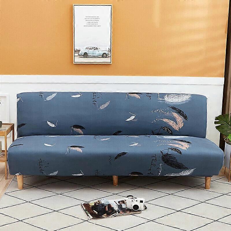 Spandex Sofa Bed Cover Without Armrest Folding Sofa Cover Elastic Couch Cover