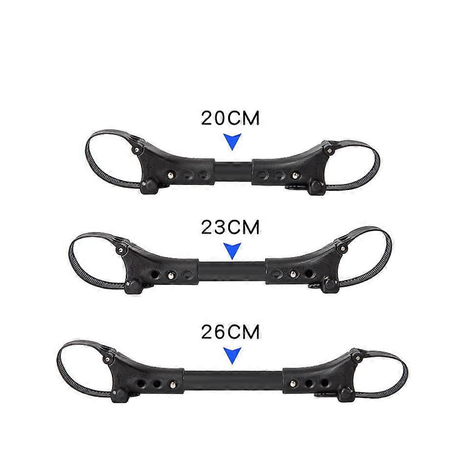 3pcs Twin Baby Stroller Connector Universal Joints Infant Cart Strap Linker Hookblack