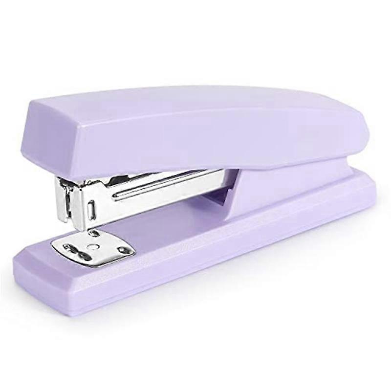 Stapler, Office Stapler, Stapler for Desk Portable Durable Staplers Office Supplies (Purple)
