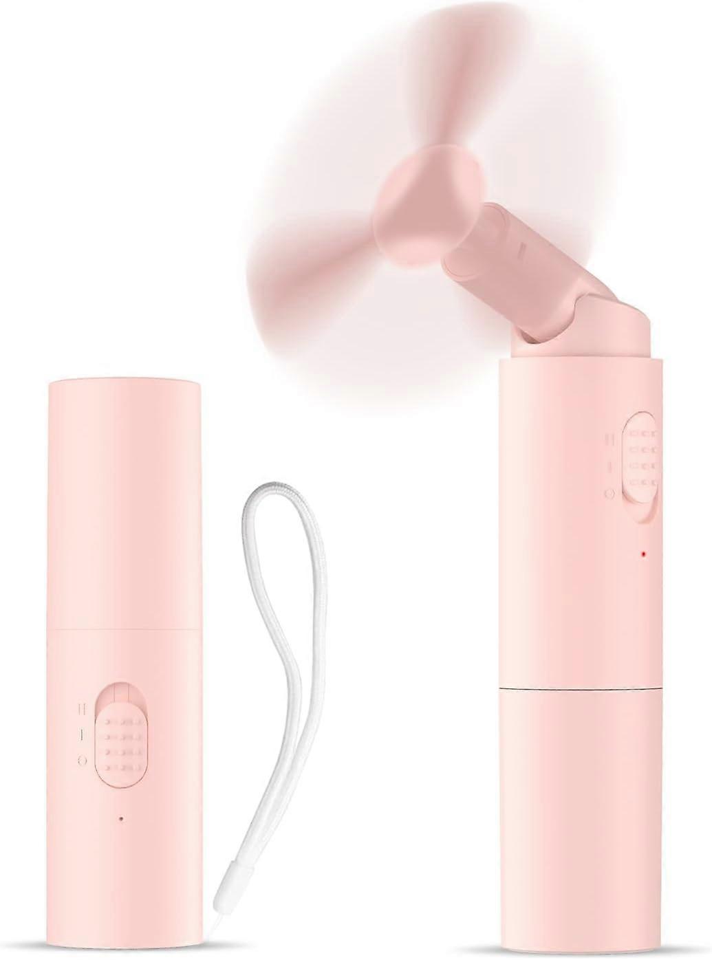 Mini Portable Fan Small Hand Fan, 3000mAh Battery Operated 22Hrs Makeup Eyelash Fan Personal Fan Gifts For Women Girls Men Travel Indoor Outdoor