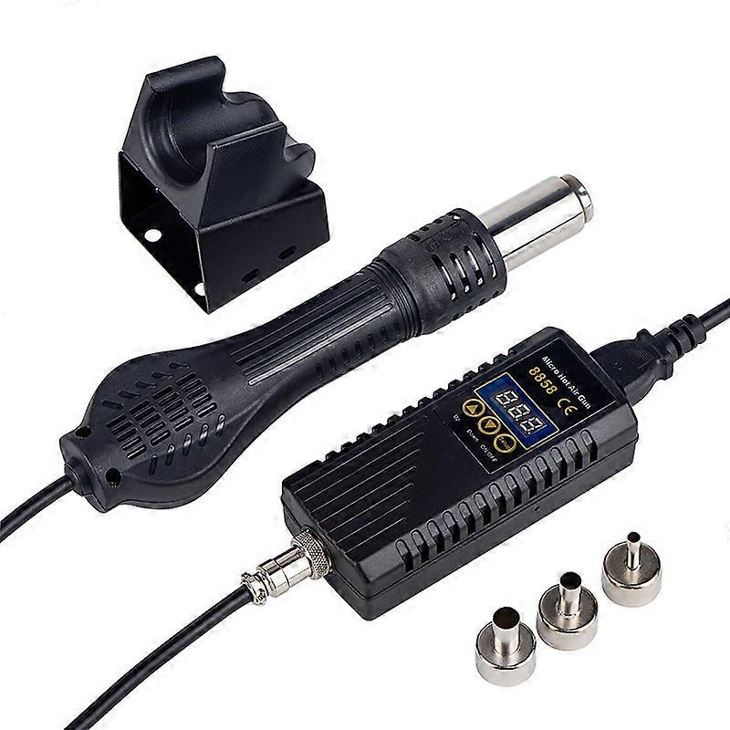 750W SMD Rework Soldering Station 2 in 1 hot air soldering iron LCD Digital display welding station for BGA PCB IC Repair 8898