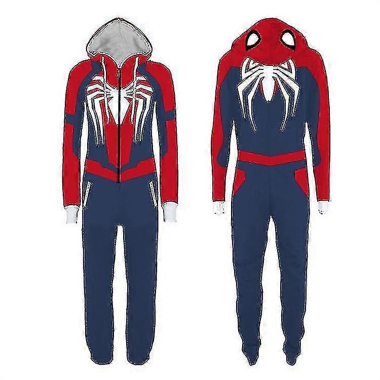 Veľký biely sveter Spider-man pyžamo Jednodielne pyžamo Kreslené pyžamo Zvieracie pyžamo