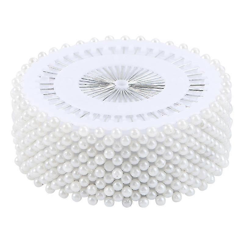 Plastic & Steel Pearl Head Pin For Baby Use-c