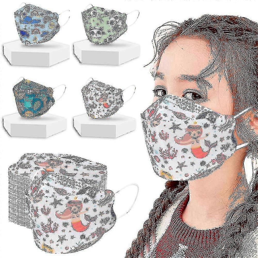 Kids Face Masks Kf94 Masks Children Kn95 Masks Protective Masks Cartoon Kf94 Disposable Masks