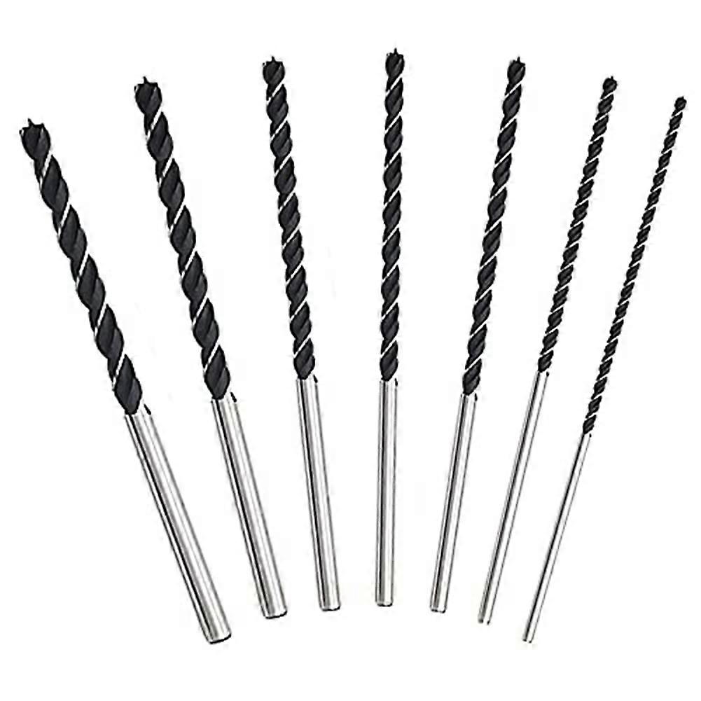 7pcs extra long foret à bois ensemble 12 pouces 300mm forets bricolage outil de travail du bois foret extra long D
