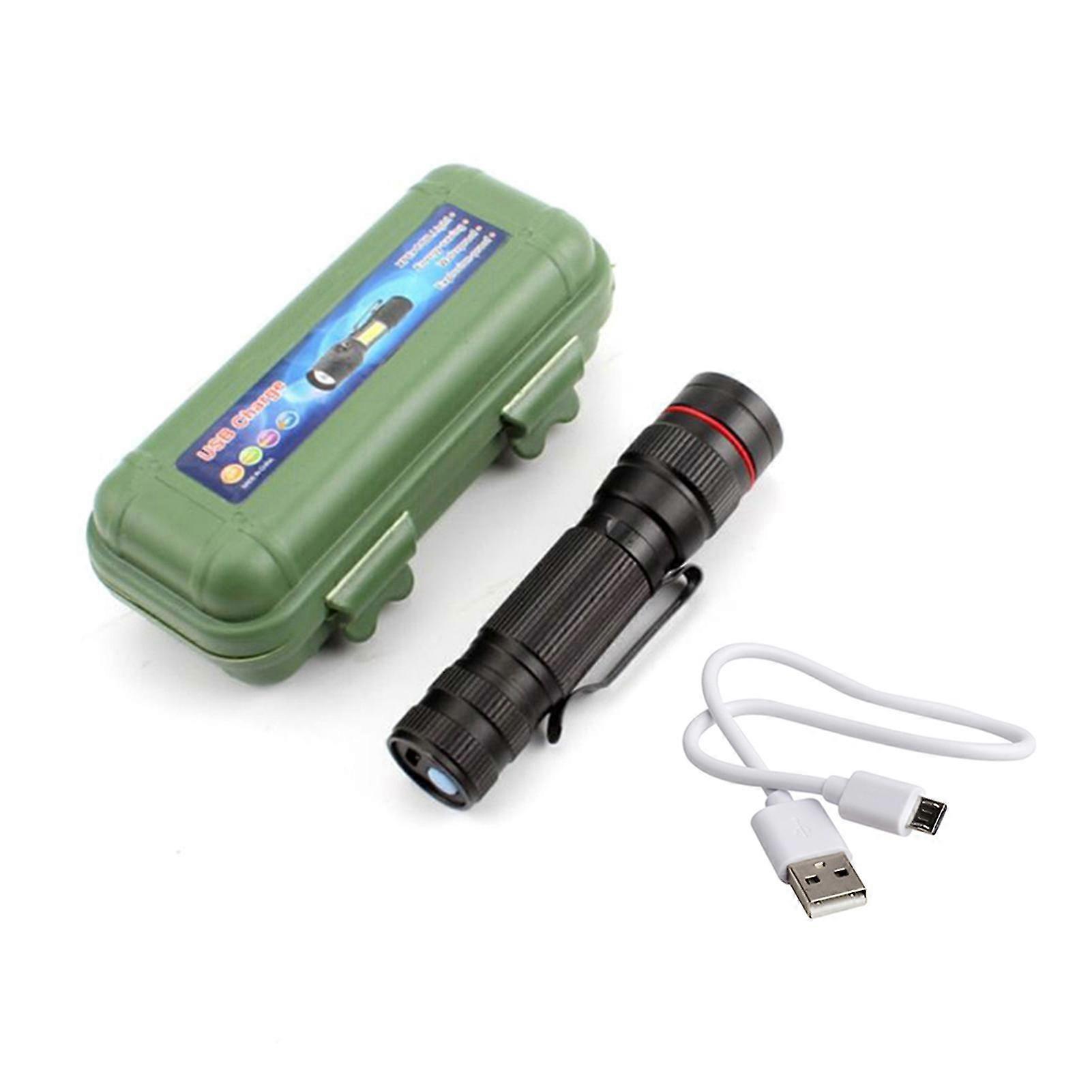 Mini Bright Telescopic Zoom Flashlight Multifunctional Lightweight Light For Outdoor Activities