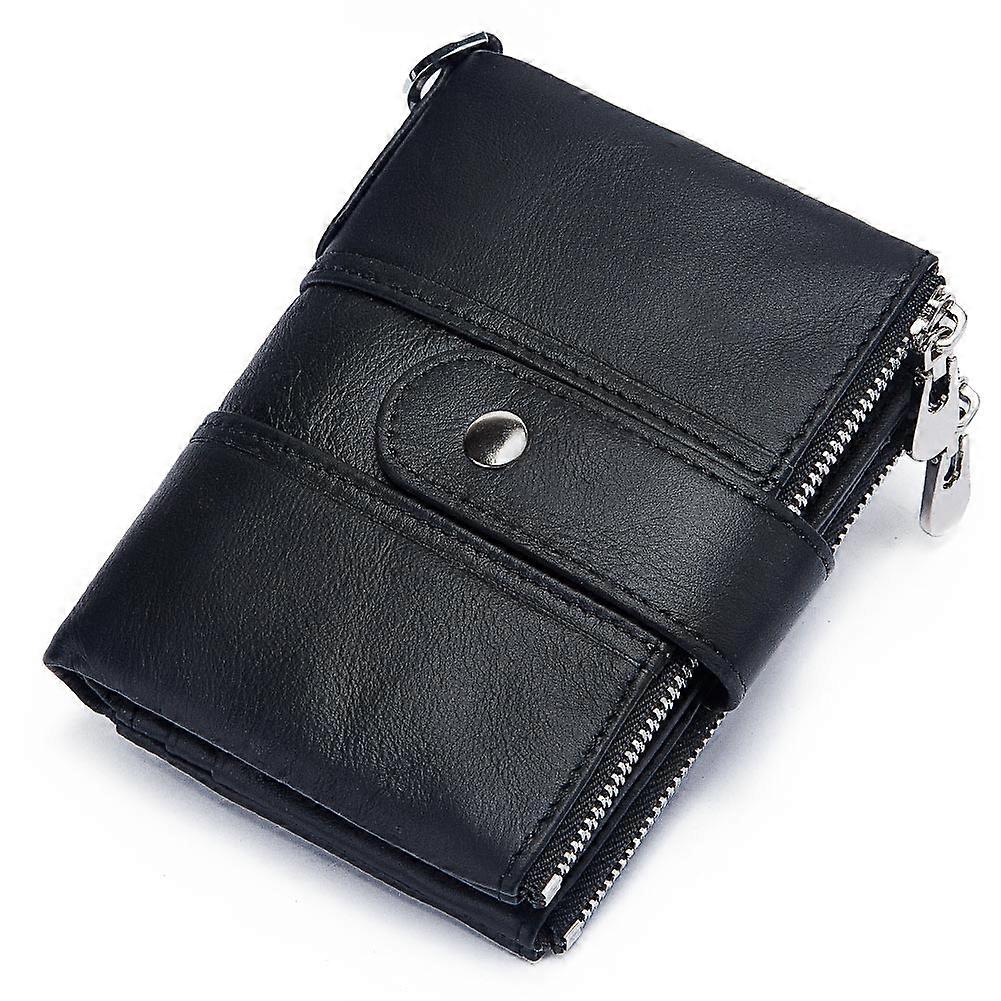 Cowhide Genuine Leather Men Wallet Coin Purse Mini Card Holder PORTFOLIO