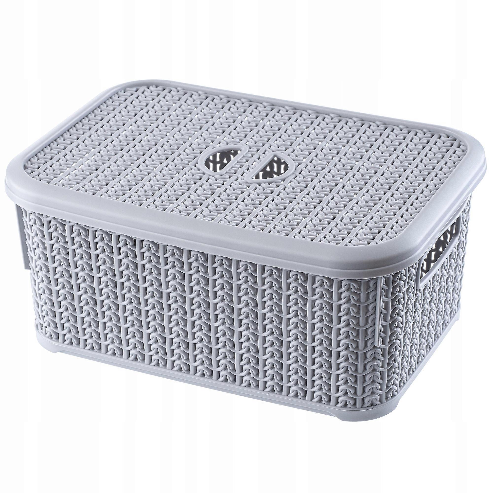 KADAX Korb Container Box mit Deckel Korb 6L 