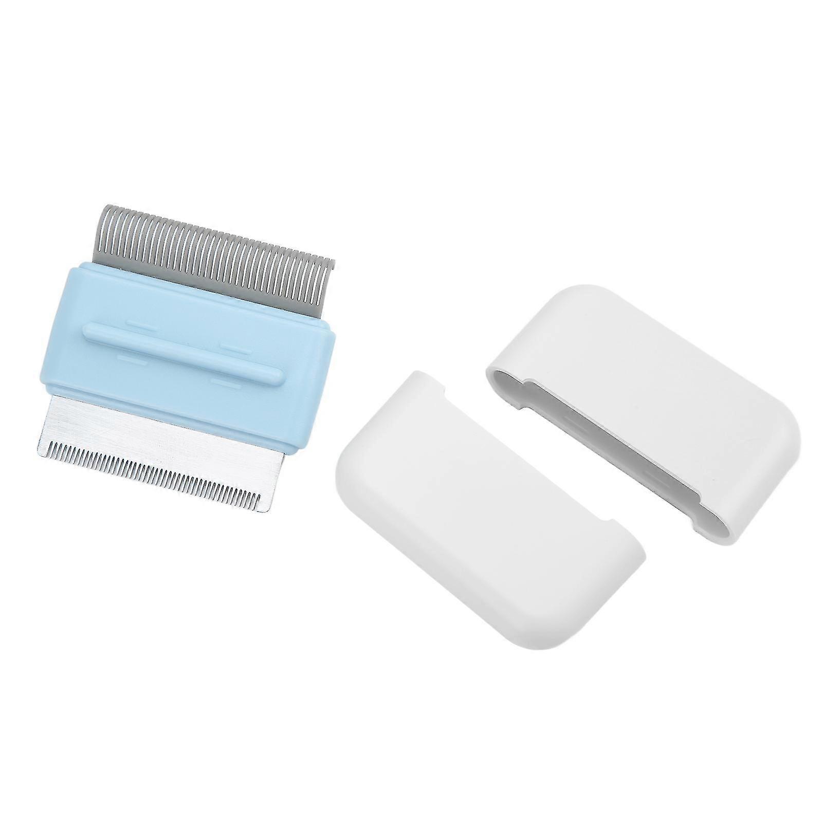 Pet Grooming Comb Double Sided for Long and Short Hair Dogs and Cats with Storage Box
