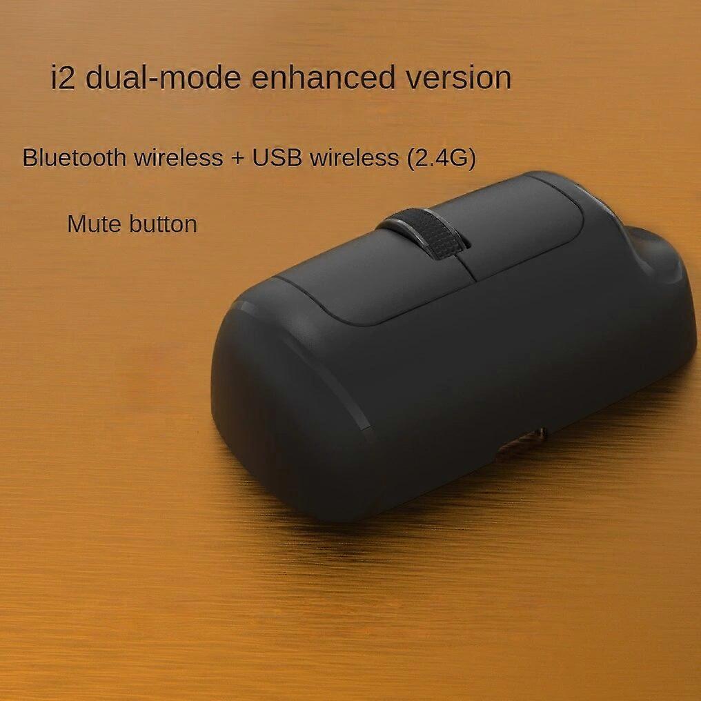 Horizontal Mouse i2 dual mode wireless Laptop with Converter Four~Speed Adjustable Sensitivity Exquisite and Compact Convenient Mice & Trackballs