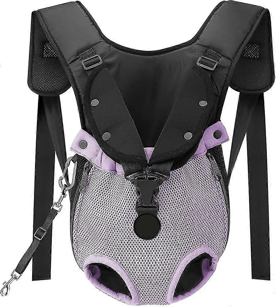 Pet Carrier Backpack. Adjustable Pet Front Backpack Dogs Cats Safety Carrier