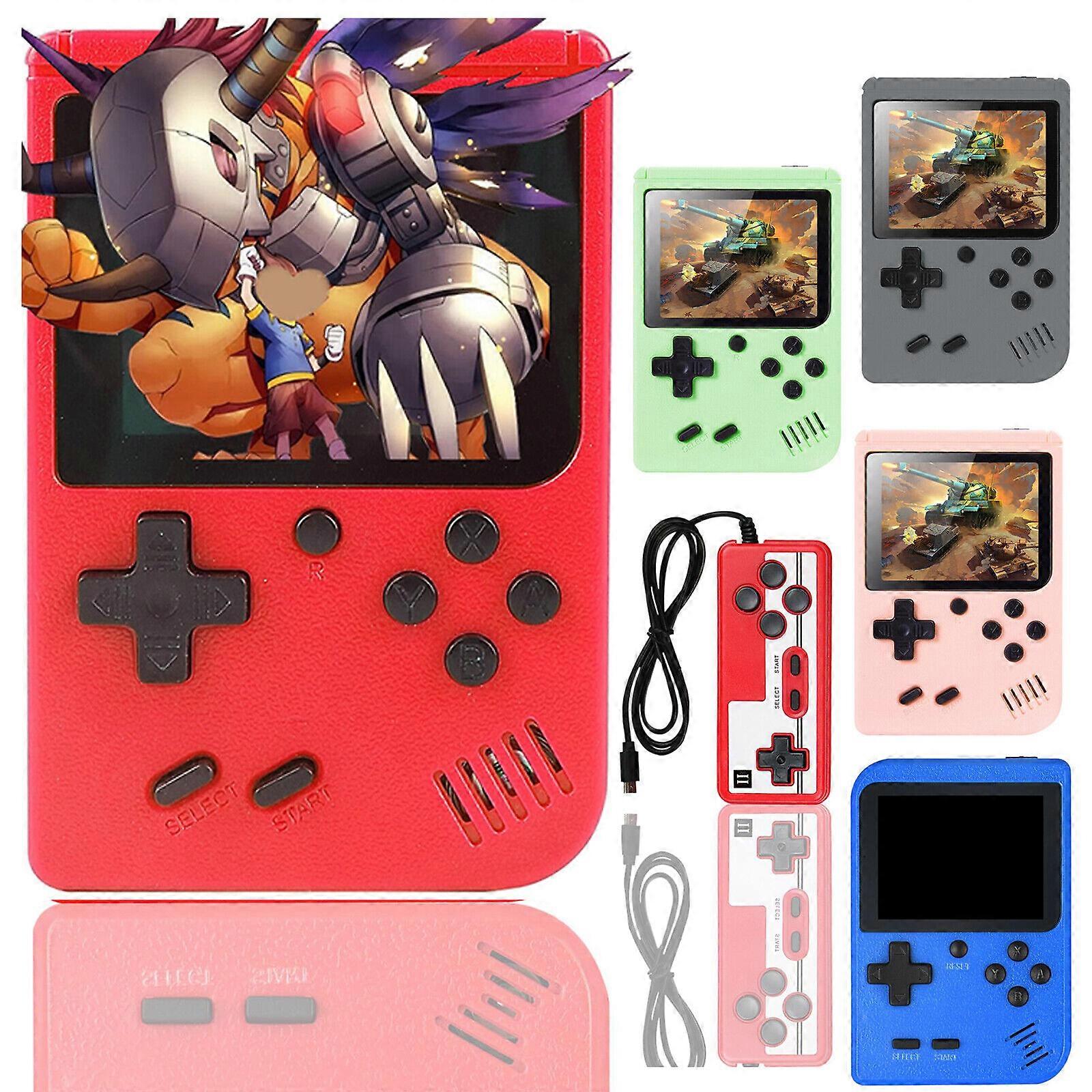 1つのデバイスで400のゲーム、ハンドヘルドコンソール、400以上のゲーム、レトロなビデオゲームコンソール、テレビで2人のプレーヤーをサポート