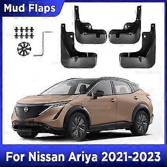Per Nissan Ariya 2021 2022 2023 4pcs parafango paraspruzzi paraspruzzi paraspruzzi paraspruzzi paraspruzzi anteriore parafango auto auto stiline accessori auto