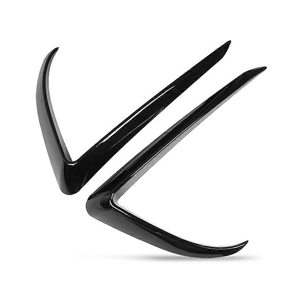 Front Bumper Moulding Strips Fog Light Cover Trim For Model 3 Fog Light Cover