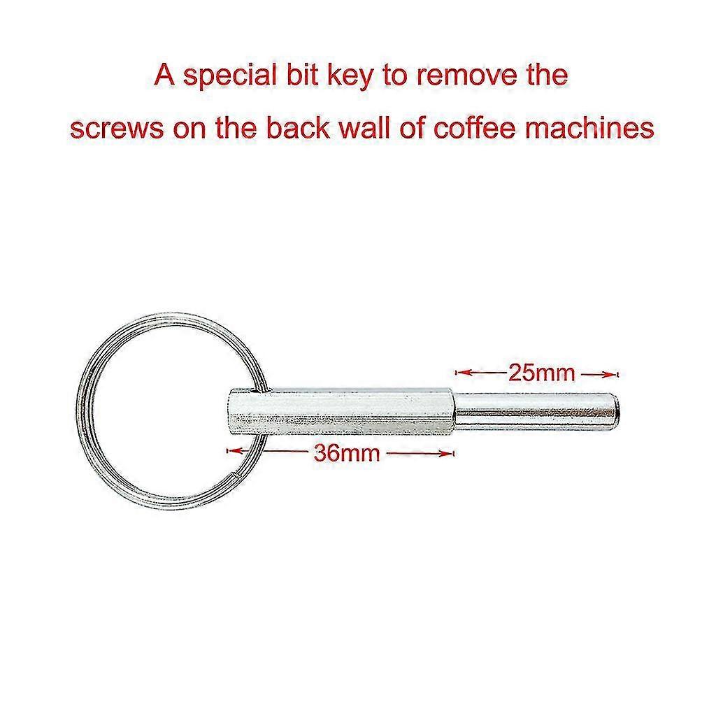 Jura Capresso Ss316 Repair Security Tool Key Open Security Oval Head Screws Special Bit Key Removal Service For Coffee Machine