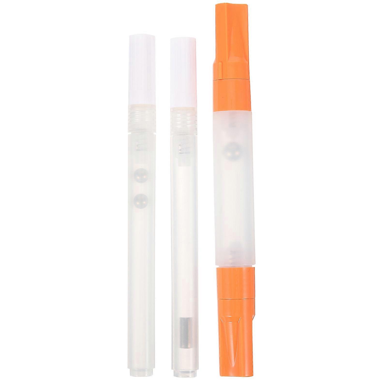 3pcs Empty Paint Pens Refillable Paint Marker Pens Empty Graffiti Markers for Writing Drawing