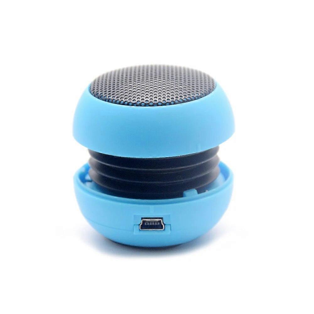 Portable Hamburger Mini Speaker Mp3 Music Loudspeaker Player Outdoor 3.5mm Wired Speaker Sound Box for PC Computer Phone
