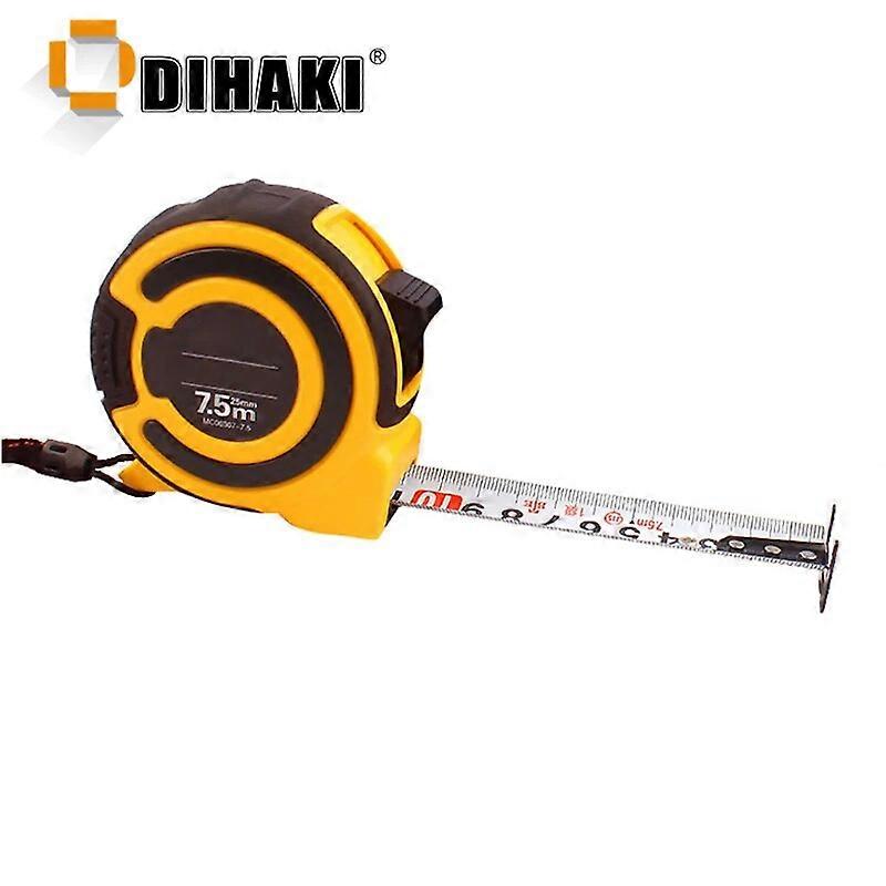 Tape Measure 3/5/7.5M Alloy Steel Measuring Ruler Double-Sided Scale Measuring Tape Portable Pull Ruler With Brake Lock Rope