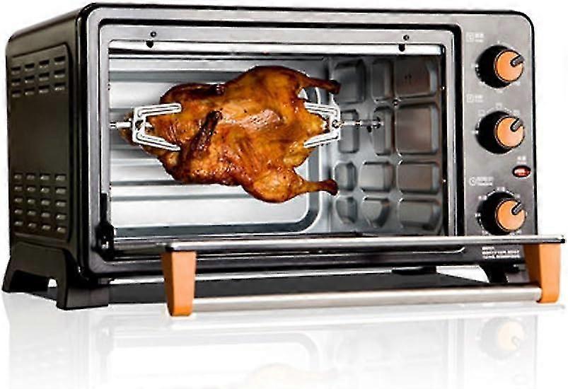 מזלג נירוסטה מסתובב לברביקיו/צלי, מטבח, תנור אביזרי ברביקיו מזלג עוף כלים חיוניים לטיגון אוויר