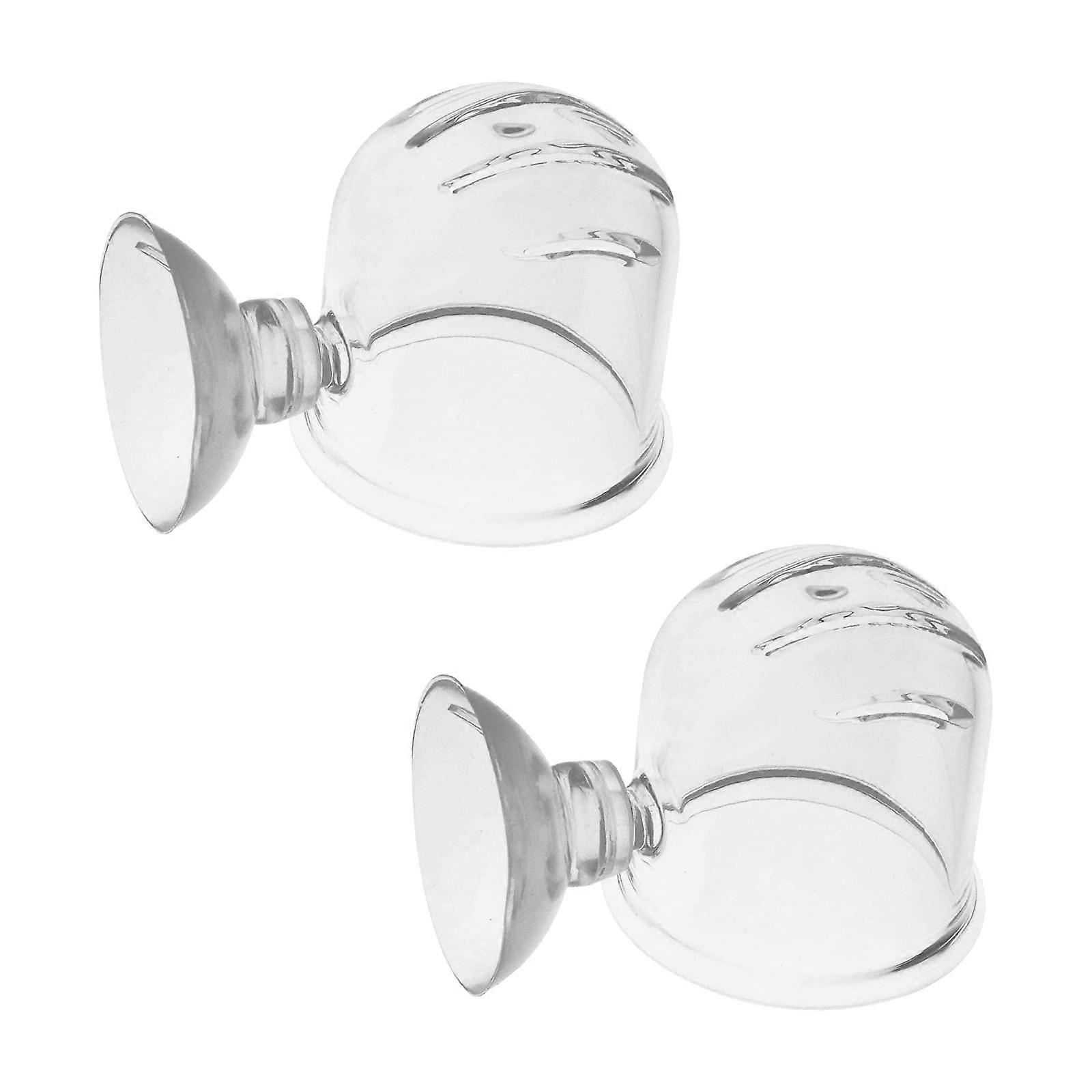 2x Small Aquarium Cone Red Worm Feeder 1mm Fish Feeder