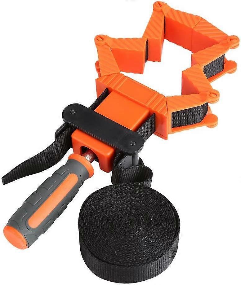 New,suitable 4m Band  Strap  Clamp Ratchet Corner Miter Vise Picture Frame Woodworking Tool
