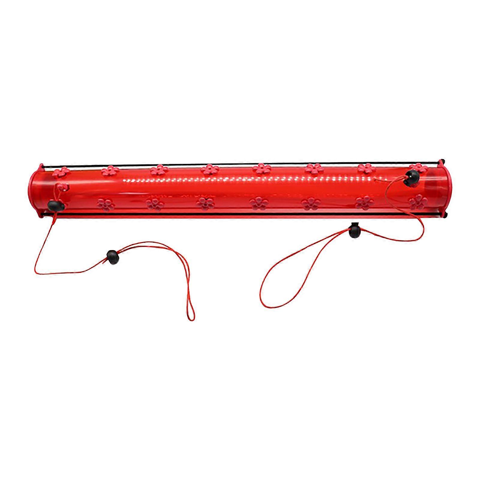 Best Hummingbird Feeder With Hole Birds Feeding Red Pipe Easy to Use 40x5x5cm