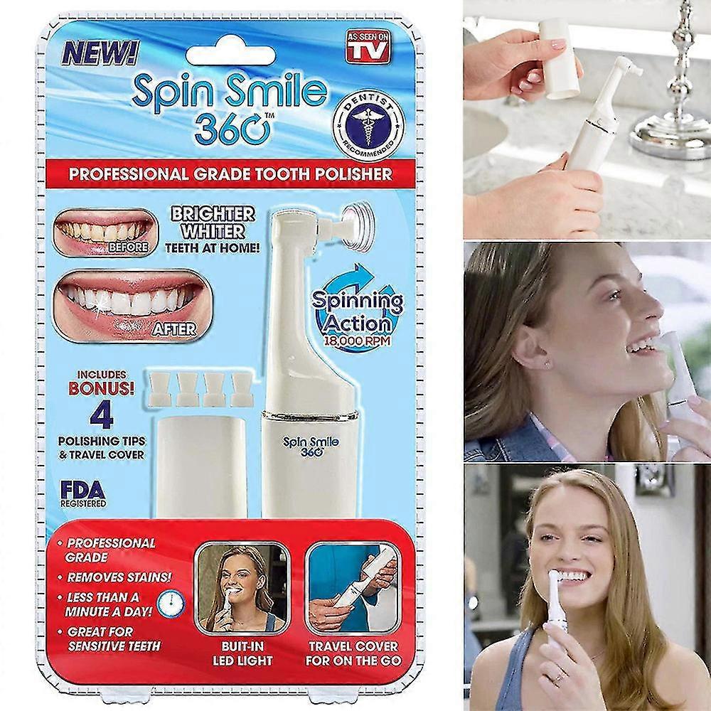 Ultrasonic Stain Remover Professional Tooth Polisher Whitener Surface Stains Plaque Removal Tool