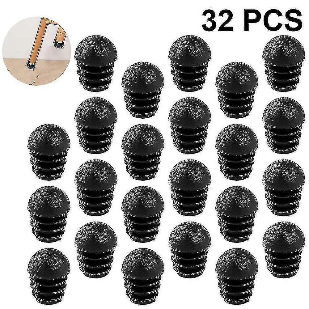 32 Pieces Pipe Plugs,round End Cap,pipe,lamr Plugs A