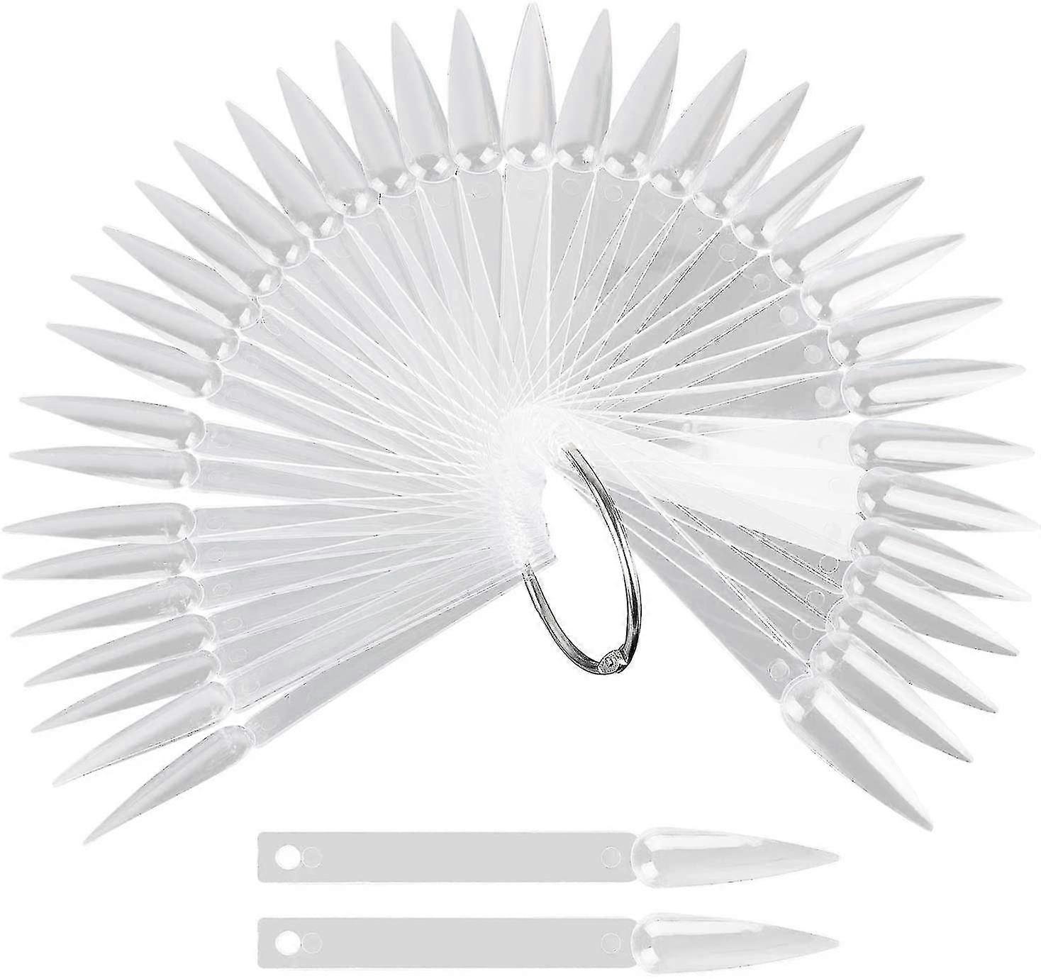 160pcs Transparent Fan-sd Stick