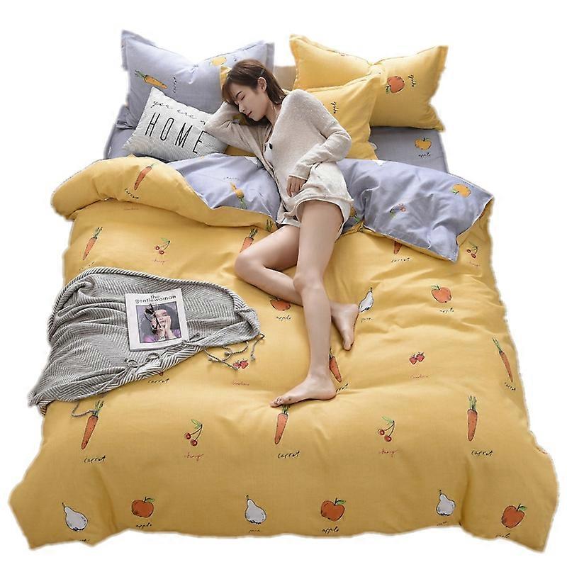 New Style A 4pcs/3pcs Cotton Duvet Covers Bed sheets with Pillowcase Beding Set