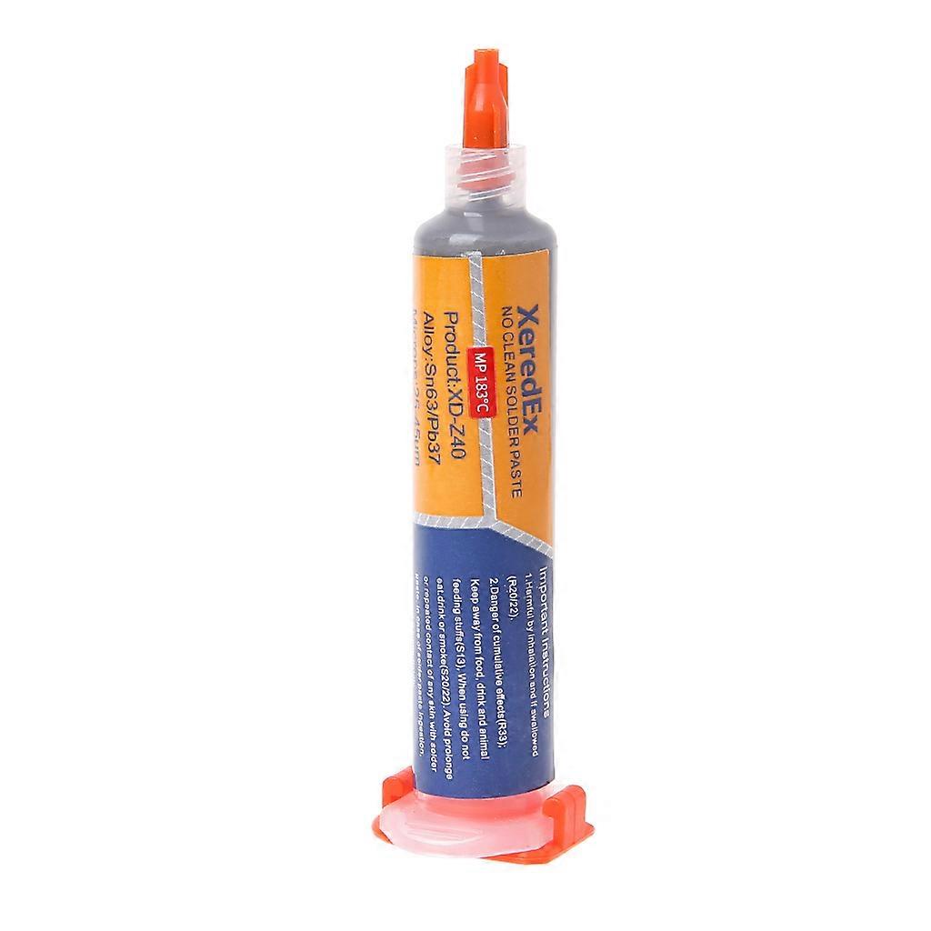 XD-Z40 Syringe Tube Solder Paste Flux With Lead Rework Reflow SMT Soldering