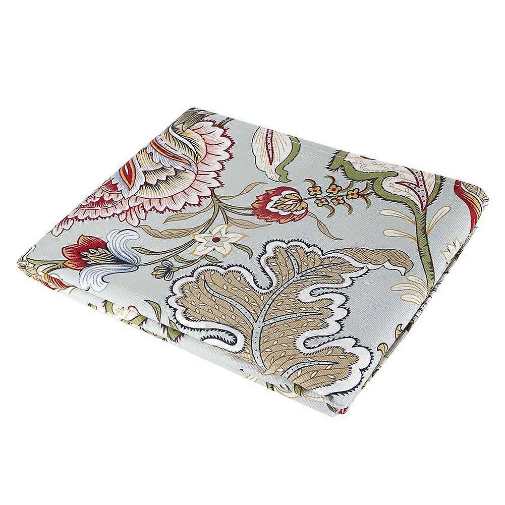 Rural Floral Pattern Tablecloth Cotton Linen Printed Table Cloth Rectangular Cover (140*180cm)