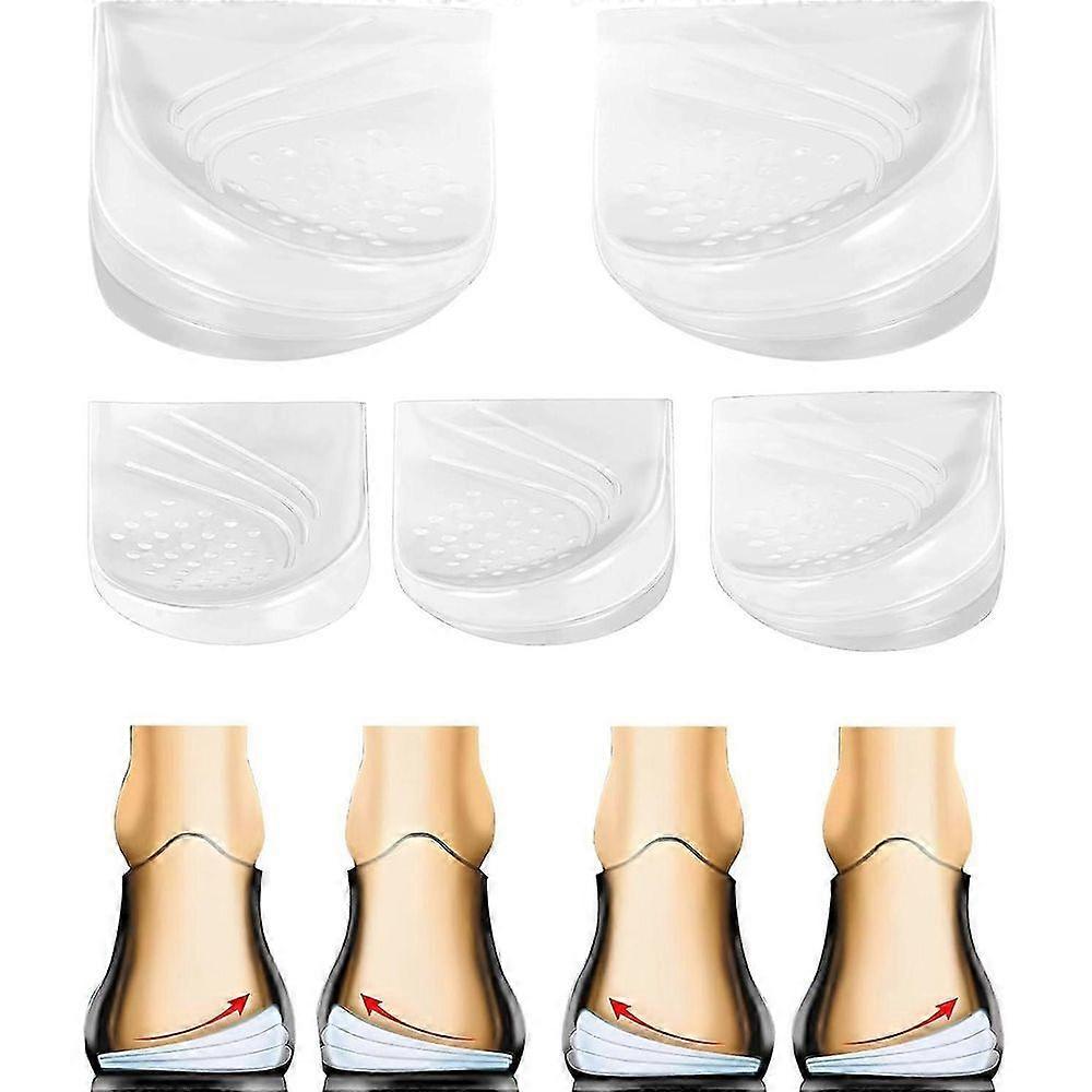 2/3 Layer Adjustable Orthopedic Heel Lift for Supination & Over-Pronation Correction Medial & Lateral Heel Wedge Inserts for Knee Pain, Bow Legs