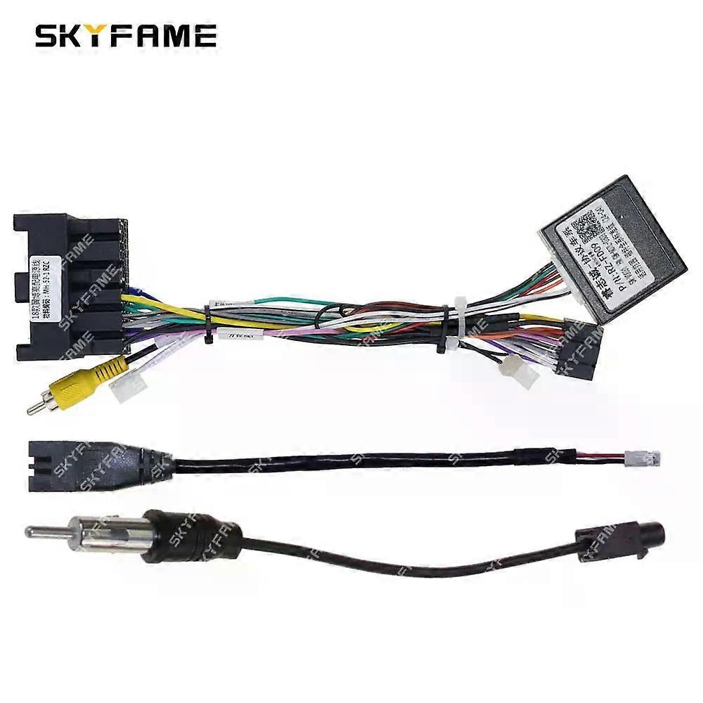 Si applica all'adattatore per cablaggio a 16 pin per auto Canbus Box Decoder Cavo di alimentazione radio Android per Ford Ranger Ecosport RZ-FD09