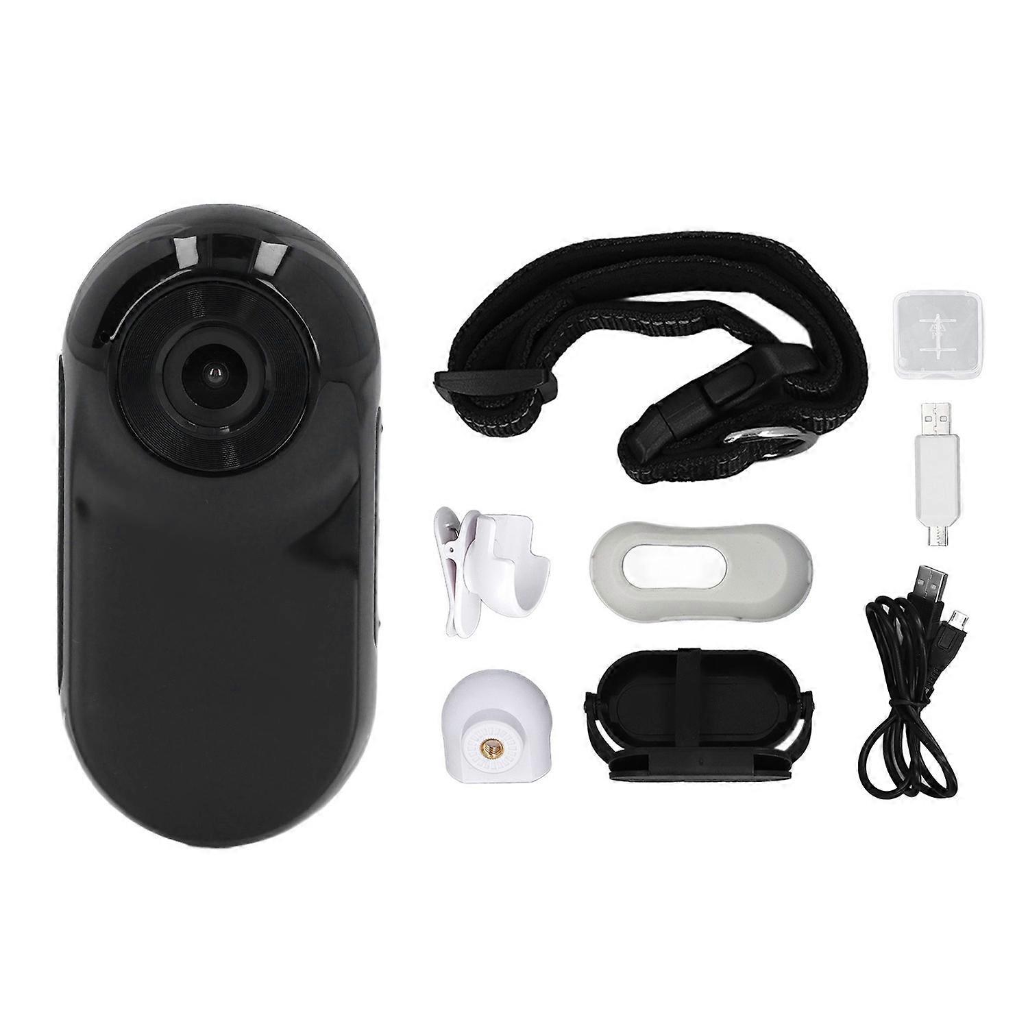 Pet Collar Camera 120° Wide Angle OTG Connection Lightweight Small Action Camera Pet Sport Camera wi