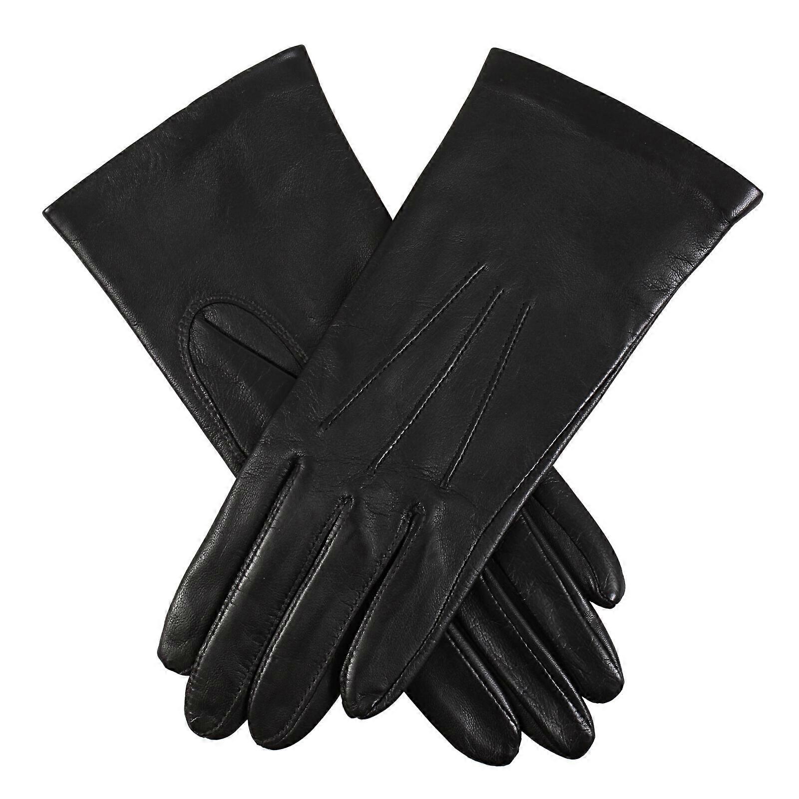 Dents Womens Elizabeth 3 Point Silk Lined Leather Gloves