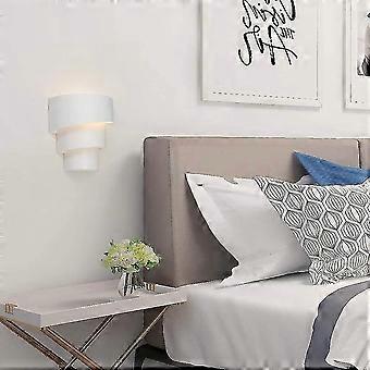 Martll Lampada da parete LED Interni Legno Applique da parete Su e giù Lampada a Muro per Soggiorno Camera da letto Corridoio Scala Bianco Caldo (32cm