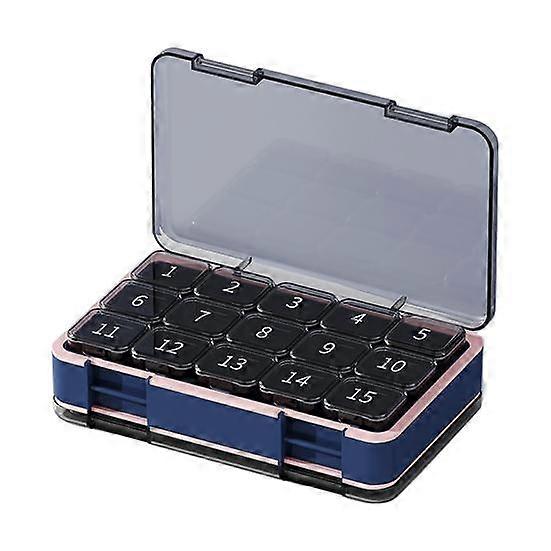 Monthly Pill Organizer Transparent Storage Box Food Grade BPA Free Large Capacity